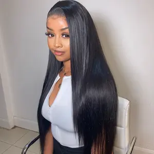 [UNiceLuxe  Raw hair] UNice 13x4 HD Lace Frontal 200% Density Straight Raw Hair Human Hair Glueless Wig
