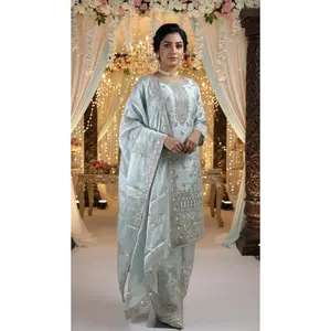 Pakistani style straight cut suit