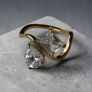 Carlota Ring - Elegant Silver Tone Band with Unique Engraved Design for Everyday Wear