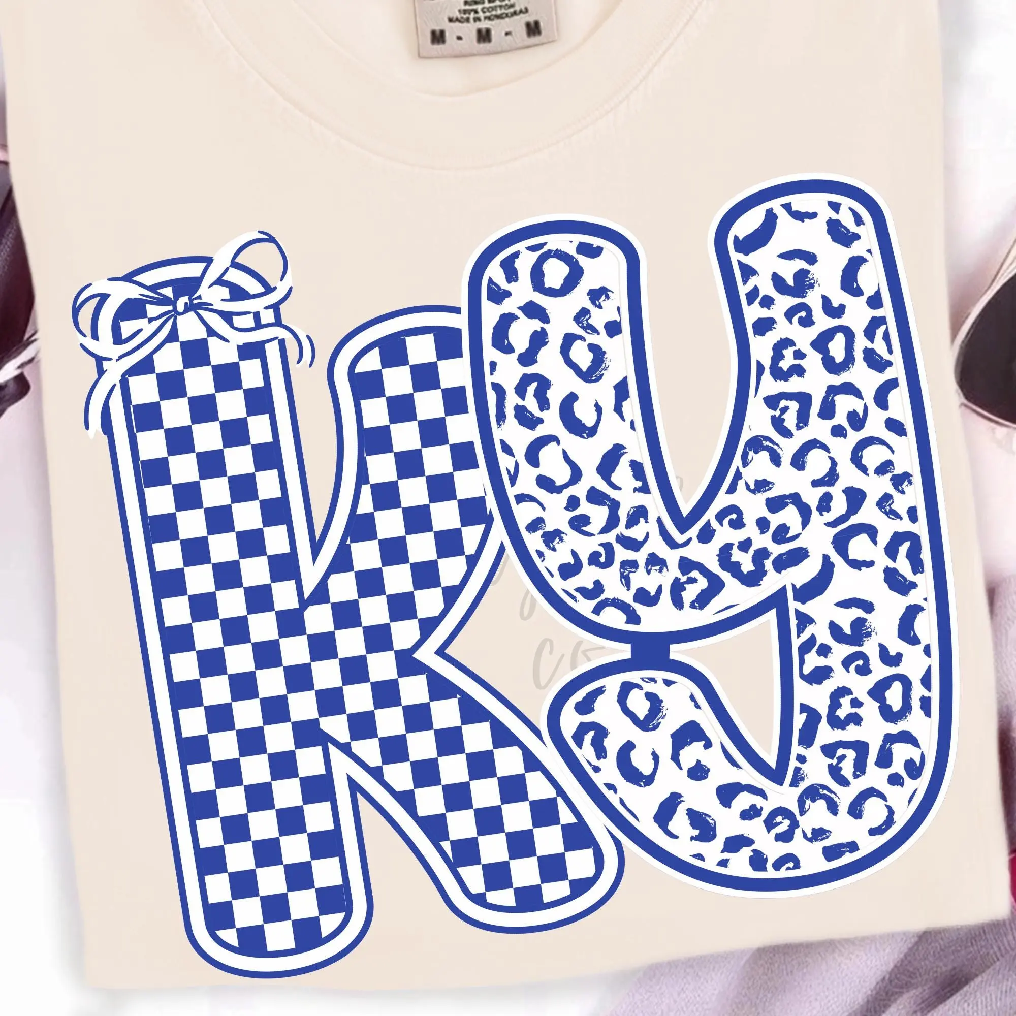Comfort Colors KY Coquette Kentucky tshirt, Kentucky Leopard Checker Shirt State of Kentucky Sublimation Cute Trendy Kentucky Bow Top, gift for him, gift for her, tshirt hot trend tiktok 2025, tshirt trend, comfort colors shirt