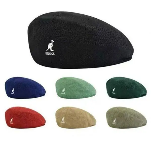 Kangol Breathable Woven Beret Hat, Summer Casual Sports & Outdoor Accessory Cap