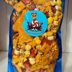 Cowgirls Candy Rush Trail Snack Mix Sweet N Salty Snack Mix with Popcorn, Chips, and More