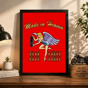 Made In Heaven Resident Evil Poster |   Premium Vector Wall Art for Gamer Room & Bedroom Decor
