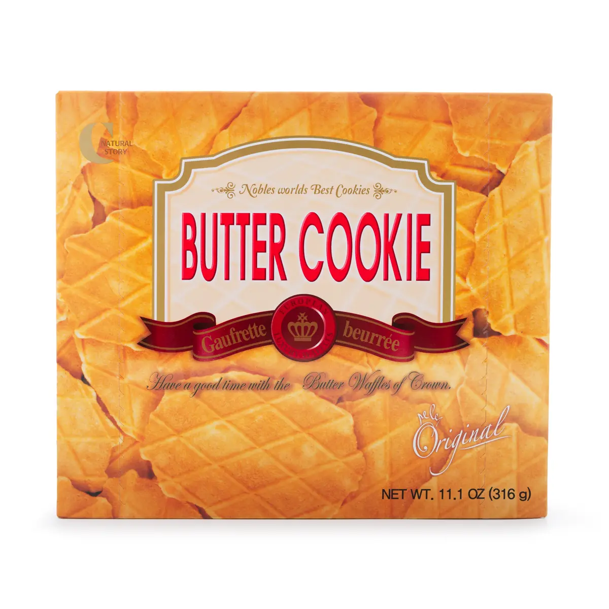 Crown Butter Waffle Cookie 316 g cookie butter Crown Butter Waffle Cookie 316 g cookie butter