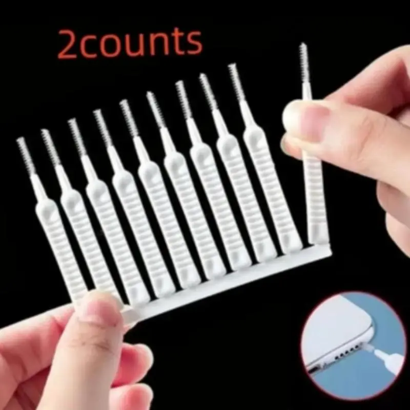 Multifunctional Phone Cleaning Brush Set, Clean Kit, Dual-Row Design for Efficient Dirt Removal, Ideal for Charging Ports & Speaker Holes, Electronic Gadgets