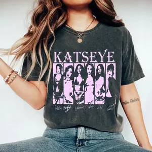 Katseye Girls Tee, Katseye Members Shirt, Katseye Merch, Katseye Kpop Shirt, Beautiful Chaos Tour, Kpop Music Fan Gift, Kpop Birthday Shirt