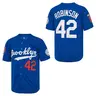 Men's Brooklyn 42 Robinson Classic Embroidered Baseball Jersey Shirt - Heavy-Duty, Double-Stitched, Large Back Number, Letter Design, 90s Vintage, Jersey Patch, Hip-Hop White, Game Day Perfect Gift (Professional Sports & Outdoor Clothing)
