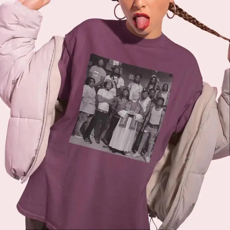 Pope From Oblock T-Shirt, First American Pope, Pope Back to Da Hood, Unisex T-shirt