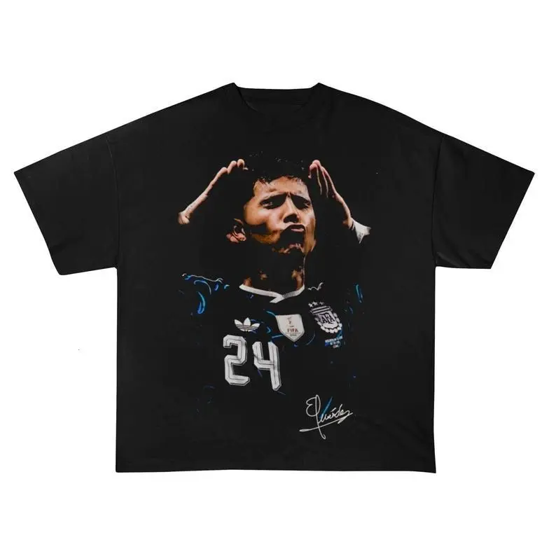 Women's Short-Sleeve Soft Tapered Unisex T-Shirt, Argentina Soccer Inspired Graphic Tee, Vintage Football Fan Gift