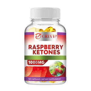GREVIP Raspberry Ketone 1000mg Dietary Supplement, Nutritional Support Capsules 120 Capsules, Supports Natural Health.