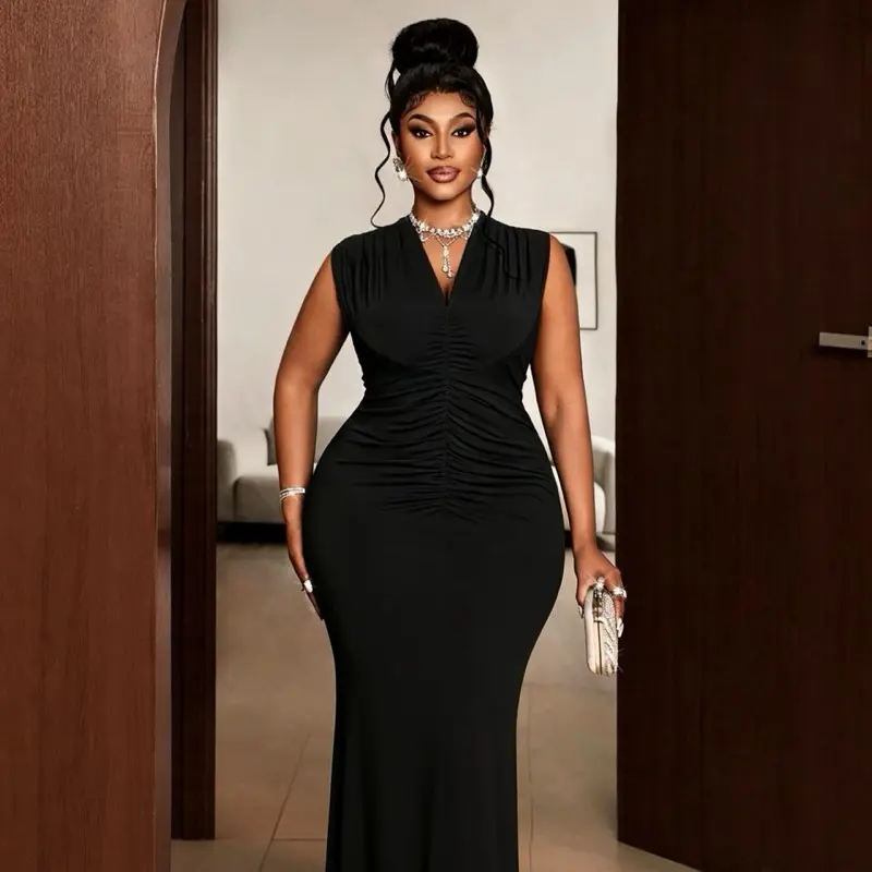 Lady's Elegant Formal Wear Party Dress - Stylish Gown for Special Occasions