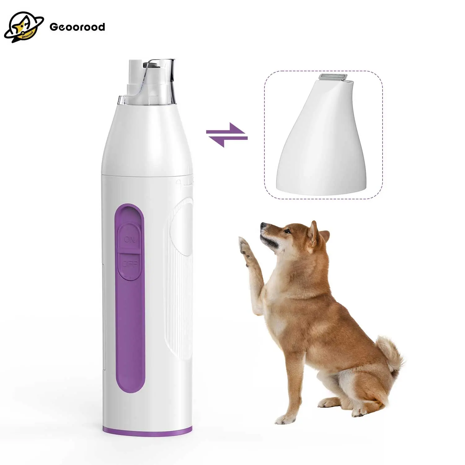 Nail Grinder Accessory for Geoorood Pet Grooming Vacuum Kit-G2 & G3 & GB1 - Perfect for Dogs and Cats