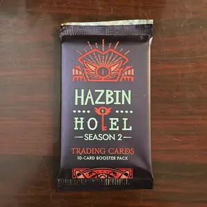 Hazbin Hotel Season 2 1st Edition Trading Cards 10 Card Booster Pack Collectible Anime Series