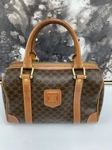 Pre-owned Celine canvas Tote Bags Small Macadam Boston