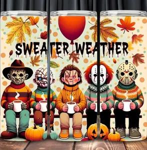 20 oz Skinny Tumbler - Sweater Weather