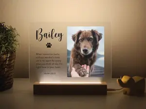 Pet Memorial Plaque, Personalized Gifts for Pet Loss, Sympathy Gift for Cat, Dog and Any Other Animals