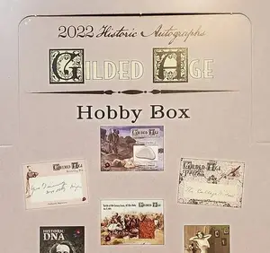 2022 Gilded Age Hobby Box - Historic Autographs Collectible Trading Cards