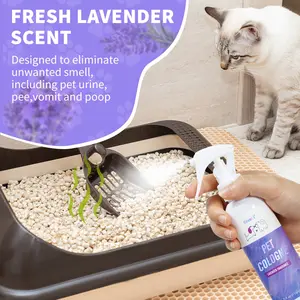 Create a fresh space for your pet: Lavender deodorant spray can effectively dispel odor and emit elegant fragrance. This gentle and safe product is essential for pet parents, allowing you to share fresh air with your beloved pet