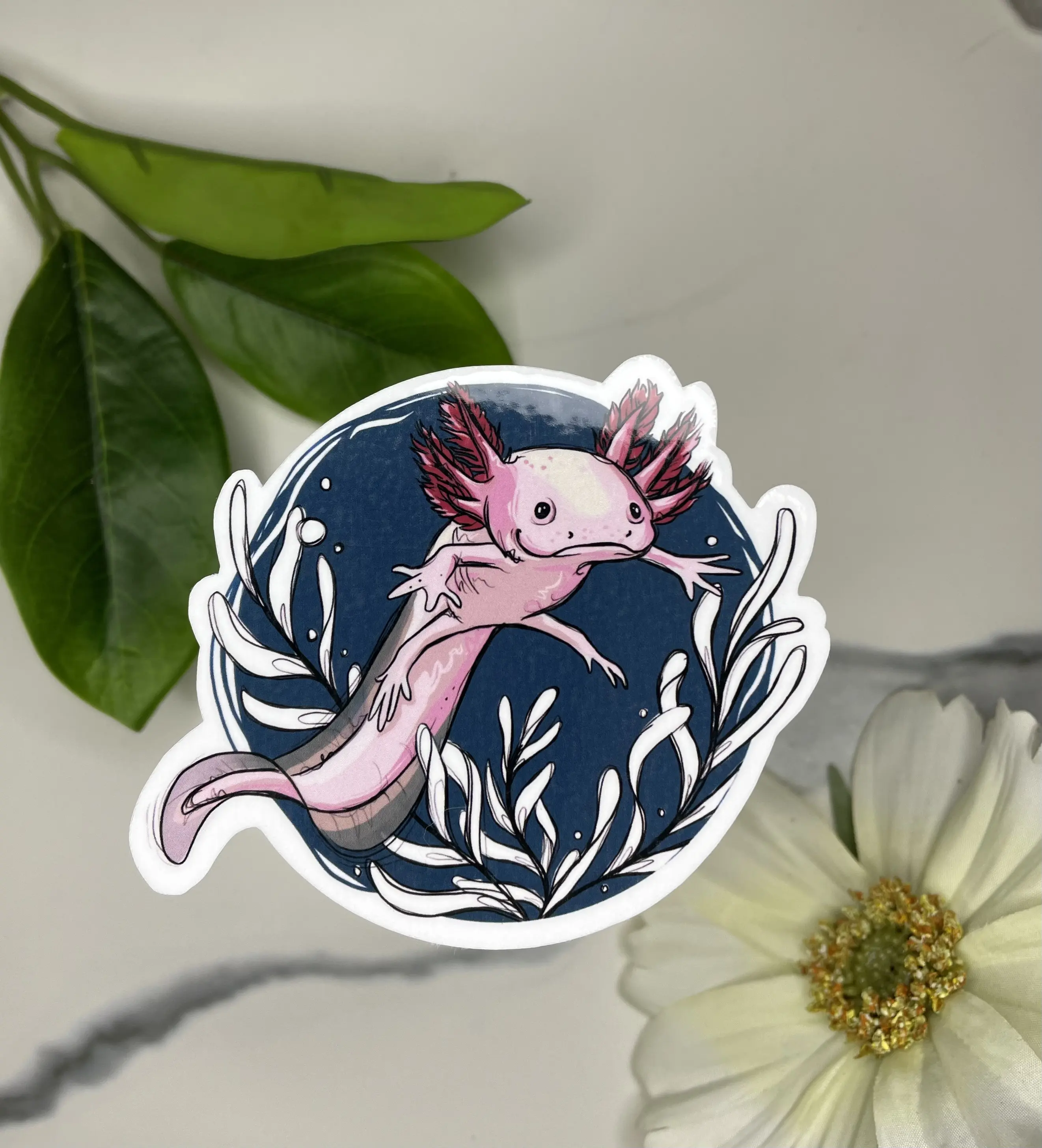 Axolotl sticker