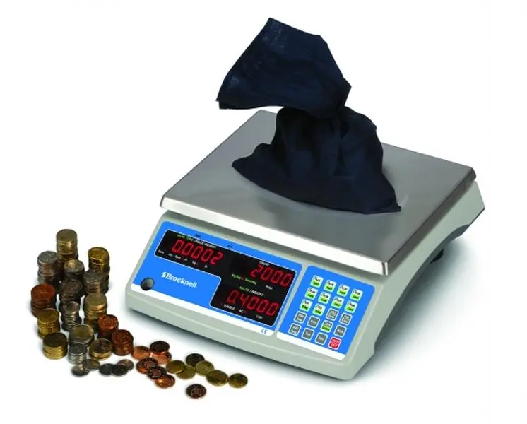 Brecknell B140 Industrial Counting Scale with Digital Display - Heavy-Duty Hand Tool for Hardware Applications, Ideal for Item Counting