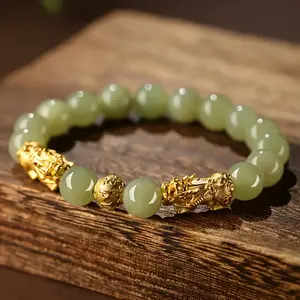 "Equinox Serenity Surge! 🌿 ✨   Man-Made Pixiu & Harmony Bracelet Duo - Radiant Prosperity Energy for Spring Renewal, Wealth Anchoring & Stress-Free Gifting 🦇 # BohoAlchemy2025 # LunarLuxe"