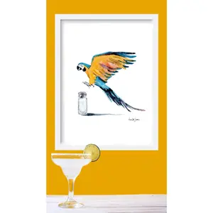 Lost Shaker of Salt Art print Inspired by Jimmy Buffett's Margarittaville