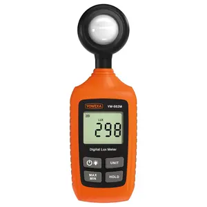 Digital Light Meter 0-200000 Lux (0-20000 Foot Candles) Backlight Max/Min Data Hold Lux/Fc Unit Switch for Plants Office Indoor Lighting