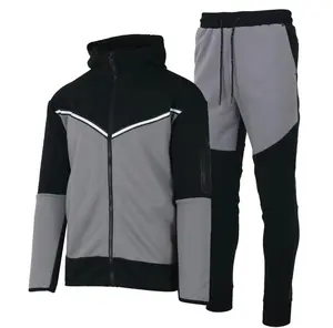 Men's Two-Tone UltraTech Fleece Athletic Tracksuit - Hoodie and Joggers