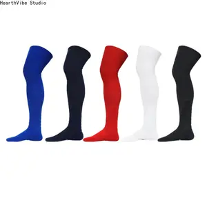 Over the Knee Football Socks - Anti-Slip Performance Long Tube Socks for Men & Women - Moisture Wicking Athletic Socks for Baseball, Hockey, Rugby, Softball - Unisex
