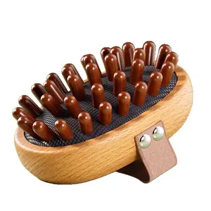 Gua Sha Body Brush Wooden Massage Comb Wood Therapy Massage Tools Meridians Massager Sauna Spa Head Massager Brush For Body Relief And Hair Growth