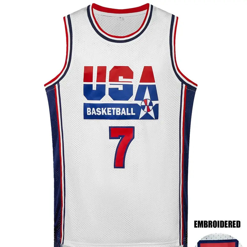 Men's & Boys' Vintage Sleeveless Basketball Jersey, Breathable Round Neck Team Training Uniform, Basketball Gear, Athletic Gym Workout Sportswear, Sportswear Clothes