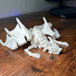 The Bone Dragon - Articulated 3D Printed Fidget Toy
