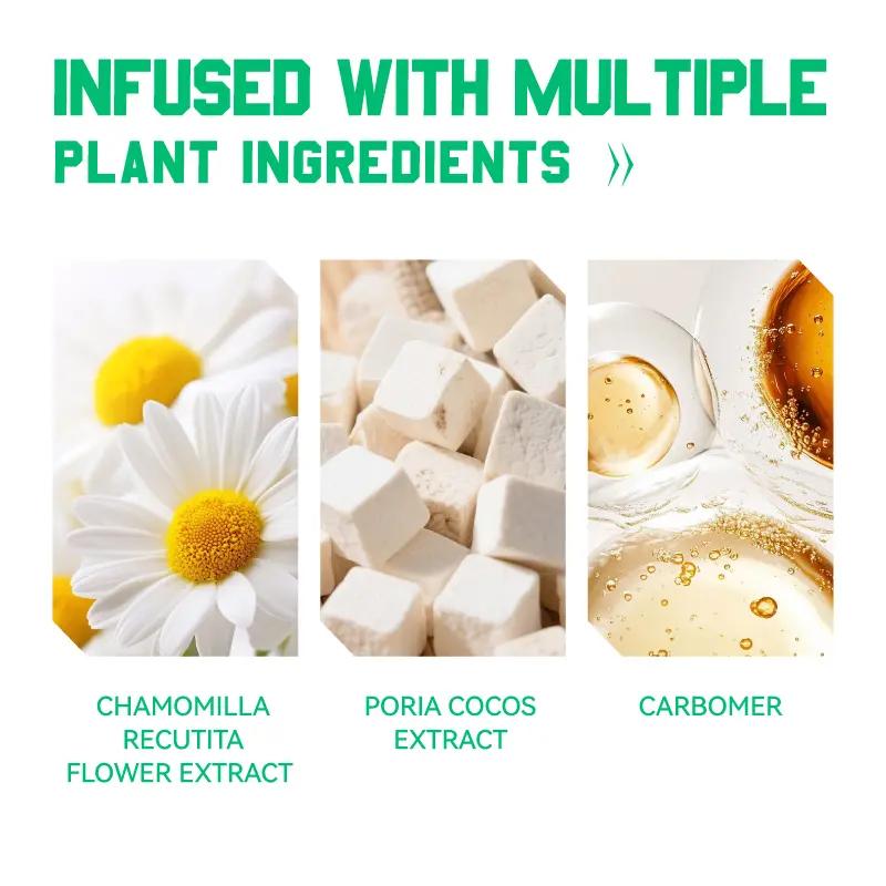 Greenvibes 8 Care Gel, featuring herbal extracts for soothing and nourishing, is gentle and non-irritating. The herbal formula is easily absorbed, Quick Absorbing for Skin Nourishment.