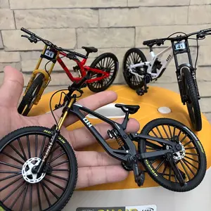 1:6 Scale Alloy Bicycle Diecast Mini Finger Bikes, 39a Simulation Collection, Ideal Gift for Boys, Durable & Detailed Design