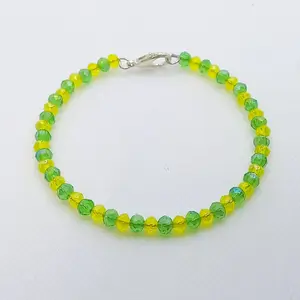 Ilde Sencillo de Orula con Camino confeccionado con cristal checo y alambre de memoria