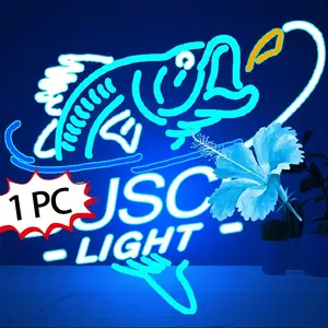 LED Neon Beer Sign - USB-Powered Plastic Fixture Lighting, Men's Room Decor & Room Decor LED Lights for Man Cave, Home Bar Wall