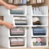Lifewit Large Stackable Closet Organizers & Storage Bins for Clothes, Sweaters & Pants, Space-Saving Shelf Organizers for Bedroom, Dorm, RV & Pantry