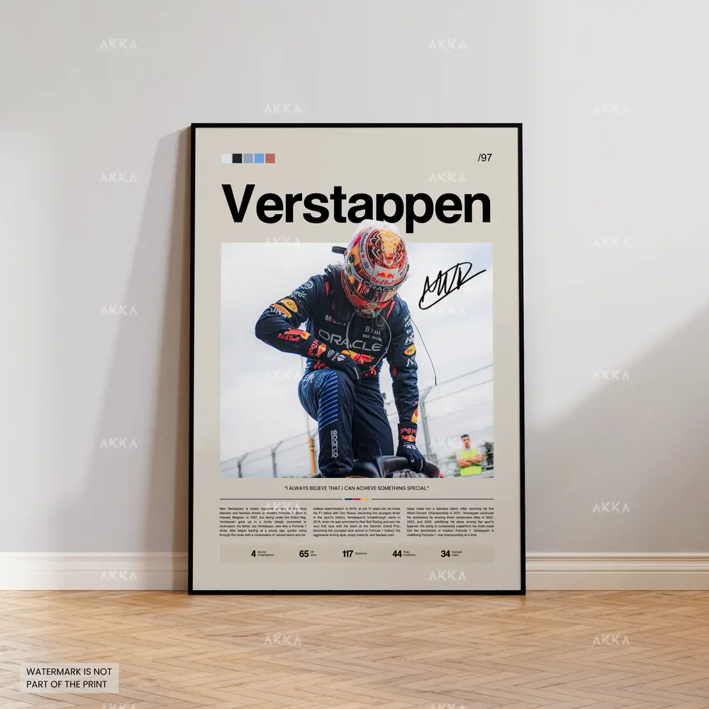Max Verstappen - Red Bull Racing poster 4 Max Verstappen - Red Bull Racing poster 4