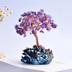 Money Tree Tumbled Beads with Rainbow Color and Crafts Accessories