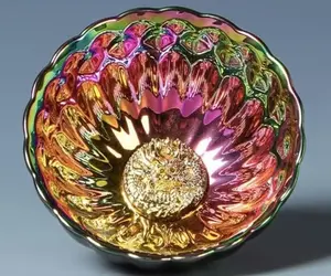 Enamel Golden Dragon Cup