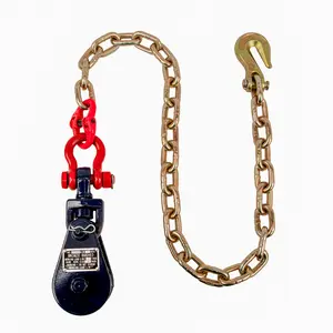 2-Ton Snatch Block with Shackle & 30" G70 Chain