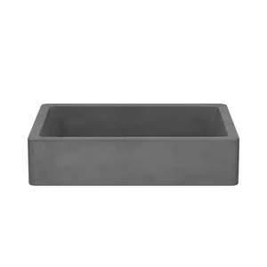 Native Trails NSL1915-S Nipomo Native Stone Universal-Mount Bathroom Sink, Slate