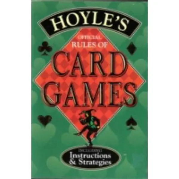 USED Book - Hoyle's Official Rules of Card Games: Including Instructions & Strategies by Edmund Hoyle (Paperback) - english