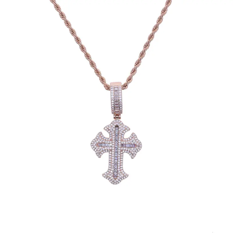 G Rose Gold Cross