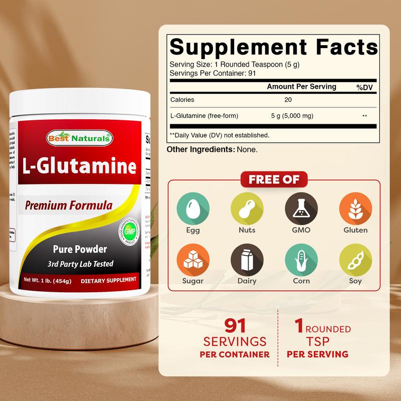 Best Naturals L-Glutamine 1 Lb Powder