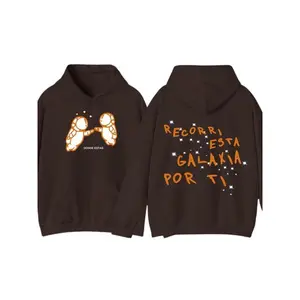 Hoodie sports shirt, casual fit design, moderate fabric thickness, suitable for all seasons, perfect fan gift creativity, coffee brownGift