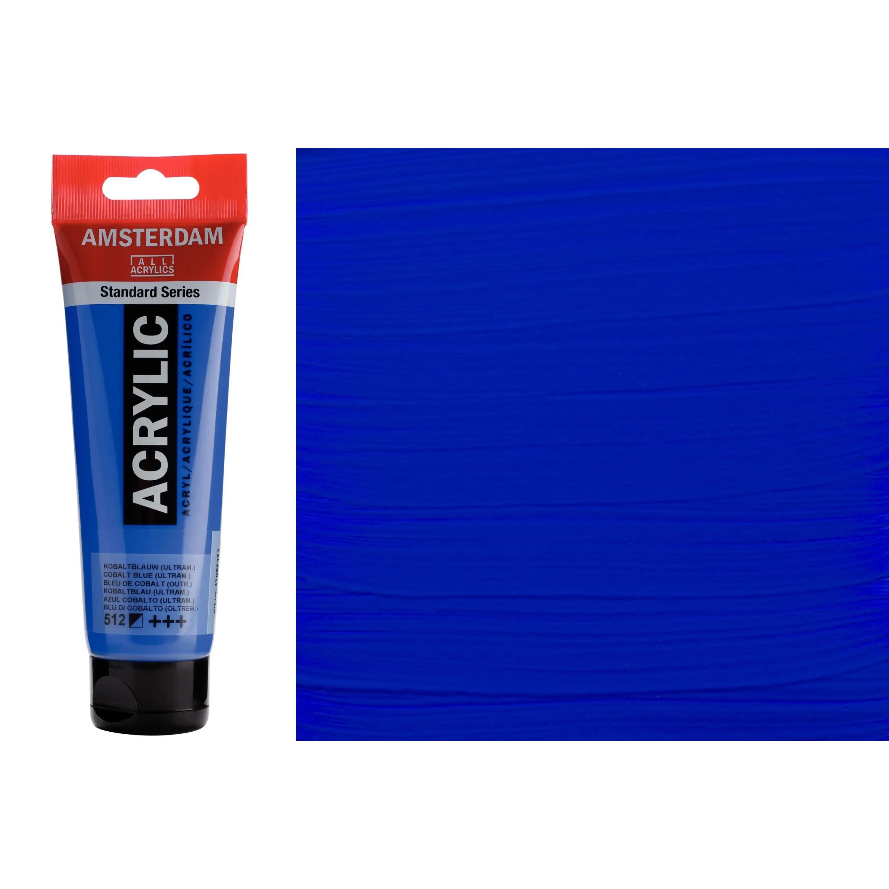 Amsterdam Standard Acrylic Colors, 120 mL, Cobalt Blue Ultramarine