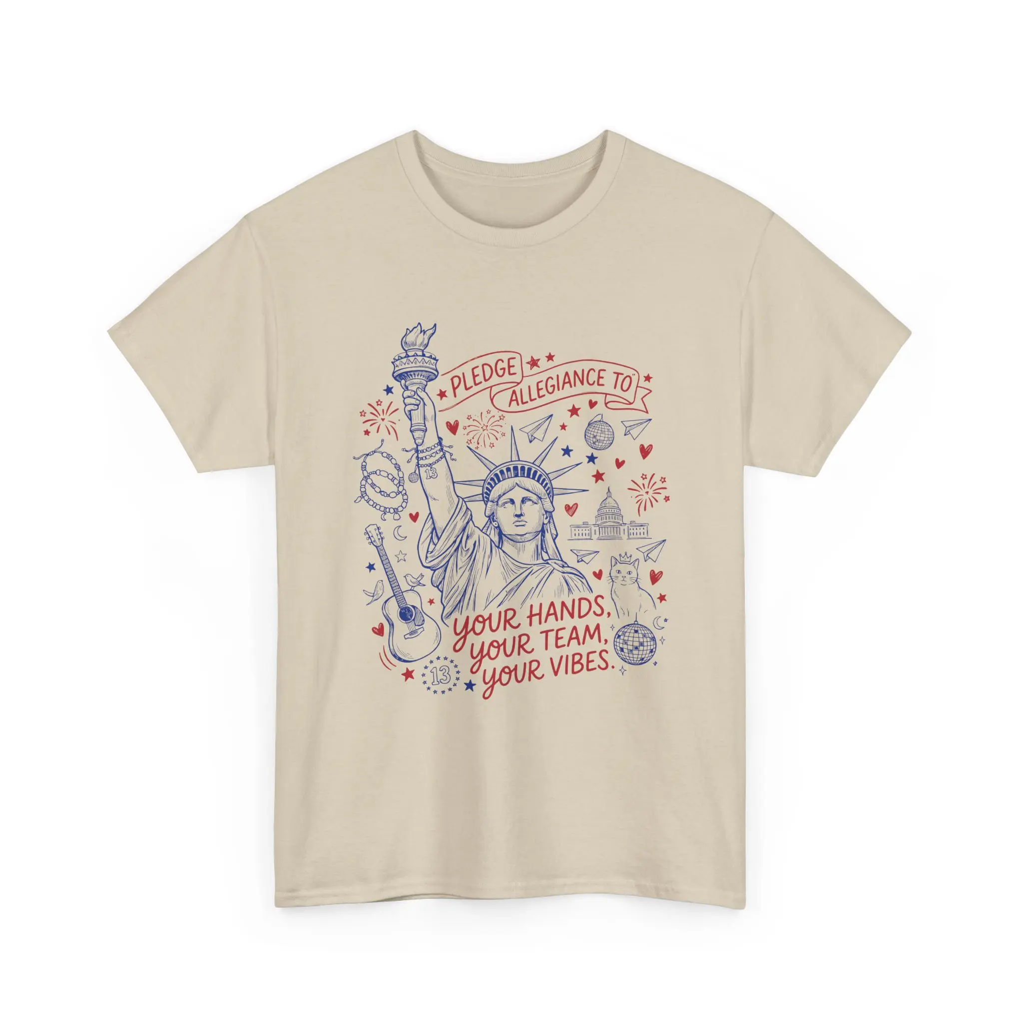 Pledge Allegiance To Your Hands Your Team Your Vibes Shirt, Sweatshirt, Hoodie