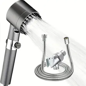 Modern Bathroom Essential: High-Pressure Rain Shower Heads Set with Multiple Spray Modes