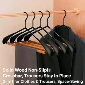 10pcs Pack Heavy-Duty Metal Coat Hangers with Wide Shoulder & No-Slip Hooks - Space-Saving Vertical Garment Hangers Suitable for Sweaters, Jackets, Coats - Sturdy Durable Wardrobe Organizers, Polished Metal Finish, Modern Minimalist Clothes Hangers